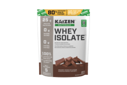 Kaizen Naturals - Whey Isolate - Decadent Chocolate (840g)