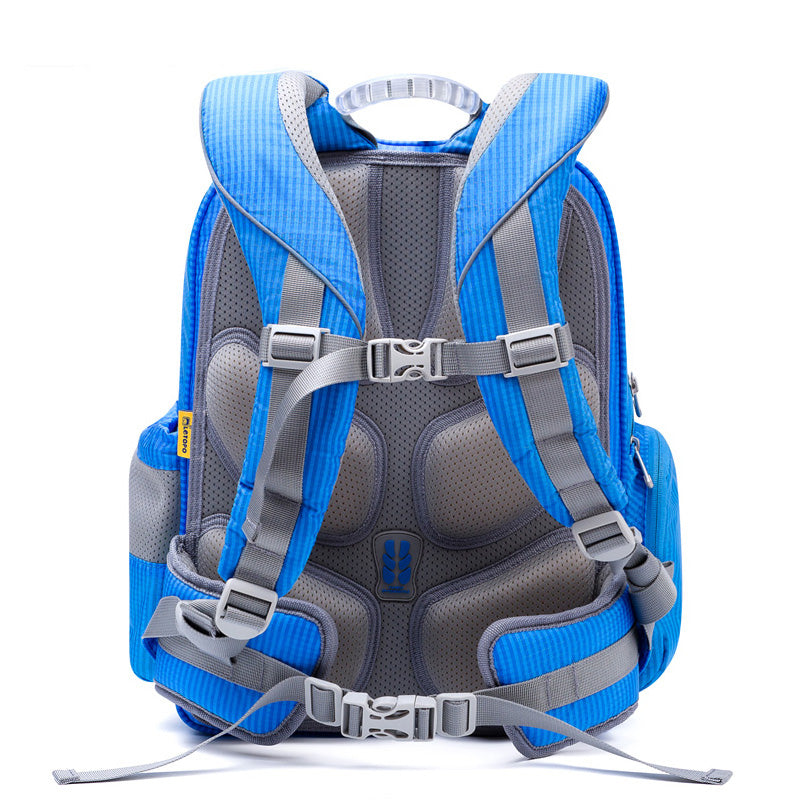 Kids Lightweight Spine-Protection School Backpack – Blue, Black, Pink Purple, Purple | S, M, L
