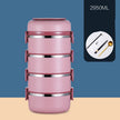 304 Stainless Steel Multi-layer Thermal insulated lunch container