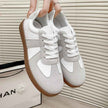 Retro Casual Sports Shoes Womens Flat Sneakers Single-layer Shoes