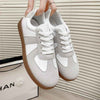 Retro Casual Sports Shoes Womens Flat Sneakers Single-layer Shoes