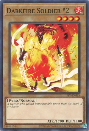 Darkfire Soldier #2 (PSV-EN045) - Pharaoh's Servant (25th Anniversary Edition) Unlimited