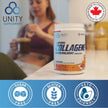 Unity Supplements Marine Collagen Powder with Hyaluronic Acid - Salted Caramel Flavored Coffee Sweetener