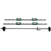 1Pcs RM1605-1000mm Ballscrew With BF12 BK12 Kit, Coupling, Slide Blocks Linear Guide Rail Set For DIY CNC Routers Lathes Mills