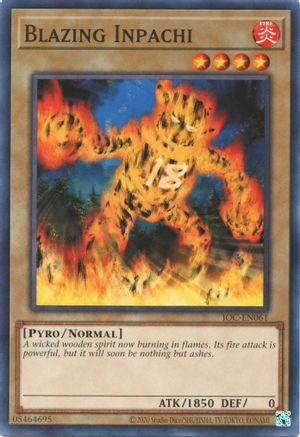 Blazing Inpachi (IOC-EN061) - Invasion of Chaos (25th Anniversary Edition) Unlimited