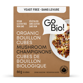 GoBIO! Organics - Yeast-Free Organic Mushroom Cubes (66g)