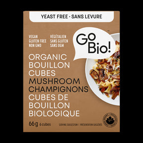 GoBIO! Organics - Yeast-Free Organic Mushroom Cubes (66g)