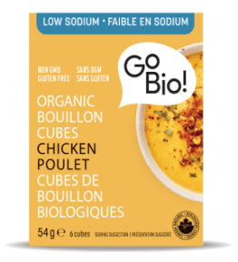 GoBIO! Organics - Low Sodium Org Chicken Cubes (54g)