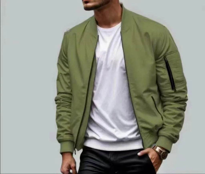 Men's Casual Baseball Varsity Jacket Spring And Autumn