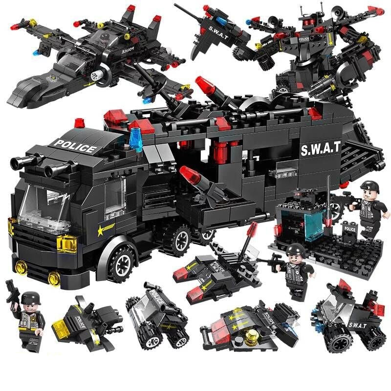 Police Building Blocks Set for Kids – ABS Plastic STEM Construction Toy Canada & USA