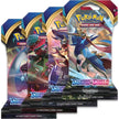 Sword And Shield Base Set Sleeved Booster Pack Art Bundle [Set of 4]