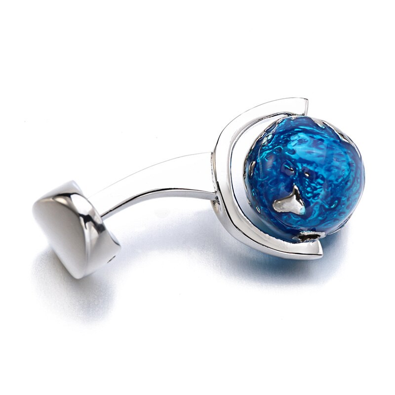 Men's Globe Earth Cufflinks – Rotatable Copper French Cufflinks | Canada & USA