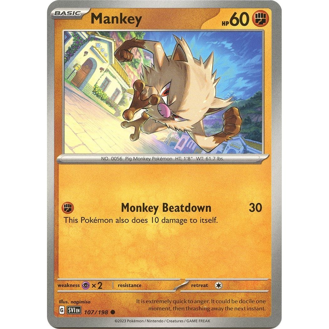 Mankey (107/198) (SVI)