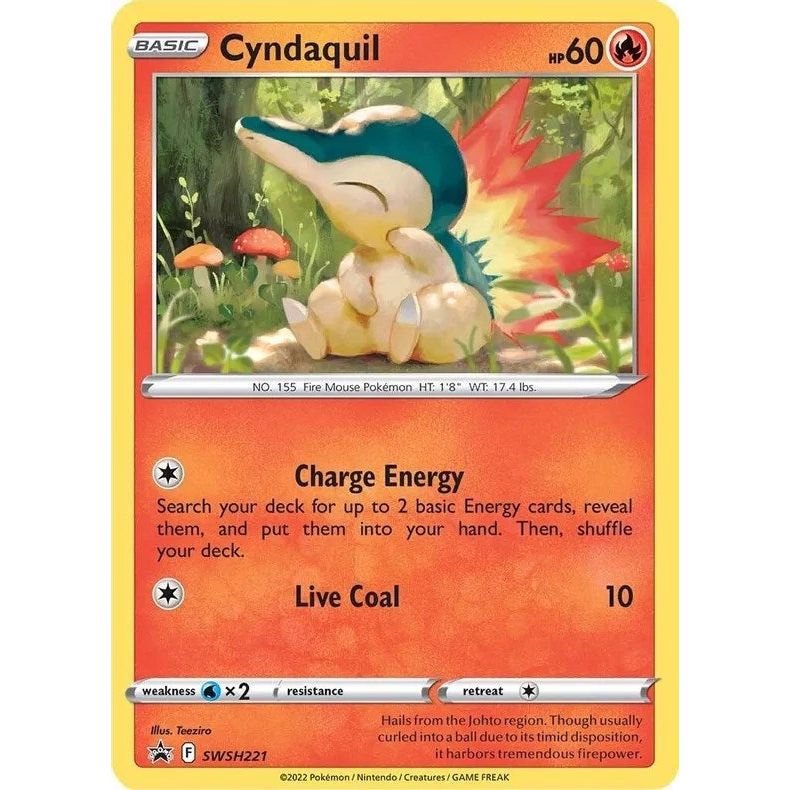 Cyndaquil - SWSH221 (Cosmos Holo) (SWSH221) (SWSD)