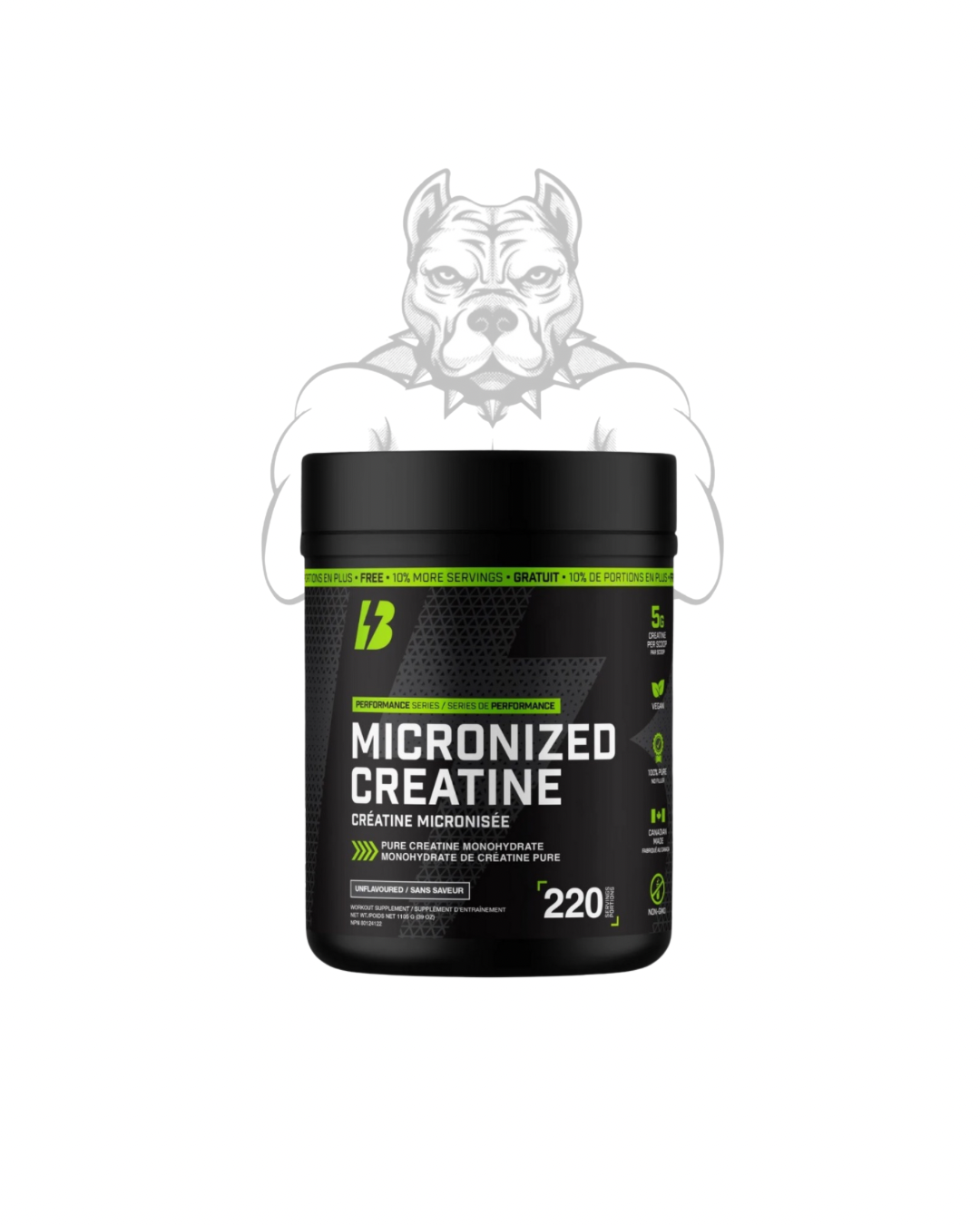 Bull Nutrition Creatine - 220 Servings