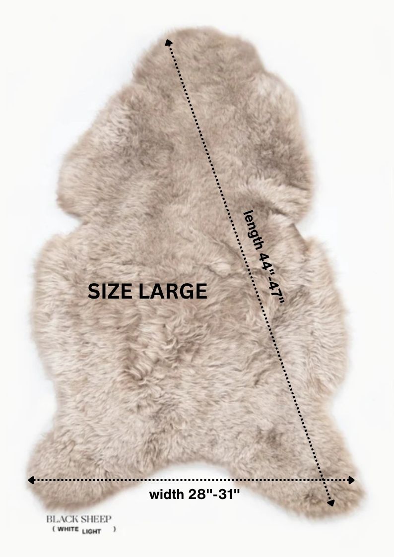 Shorn Nude Icelandic Sheepskin