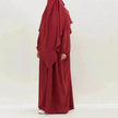 Hijab Abaya for Umrah Two piece Dress with Headscarf Arabwear for Women Jalabiya for Women