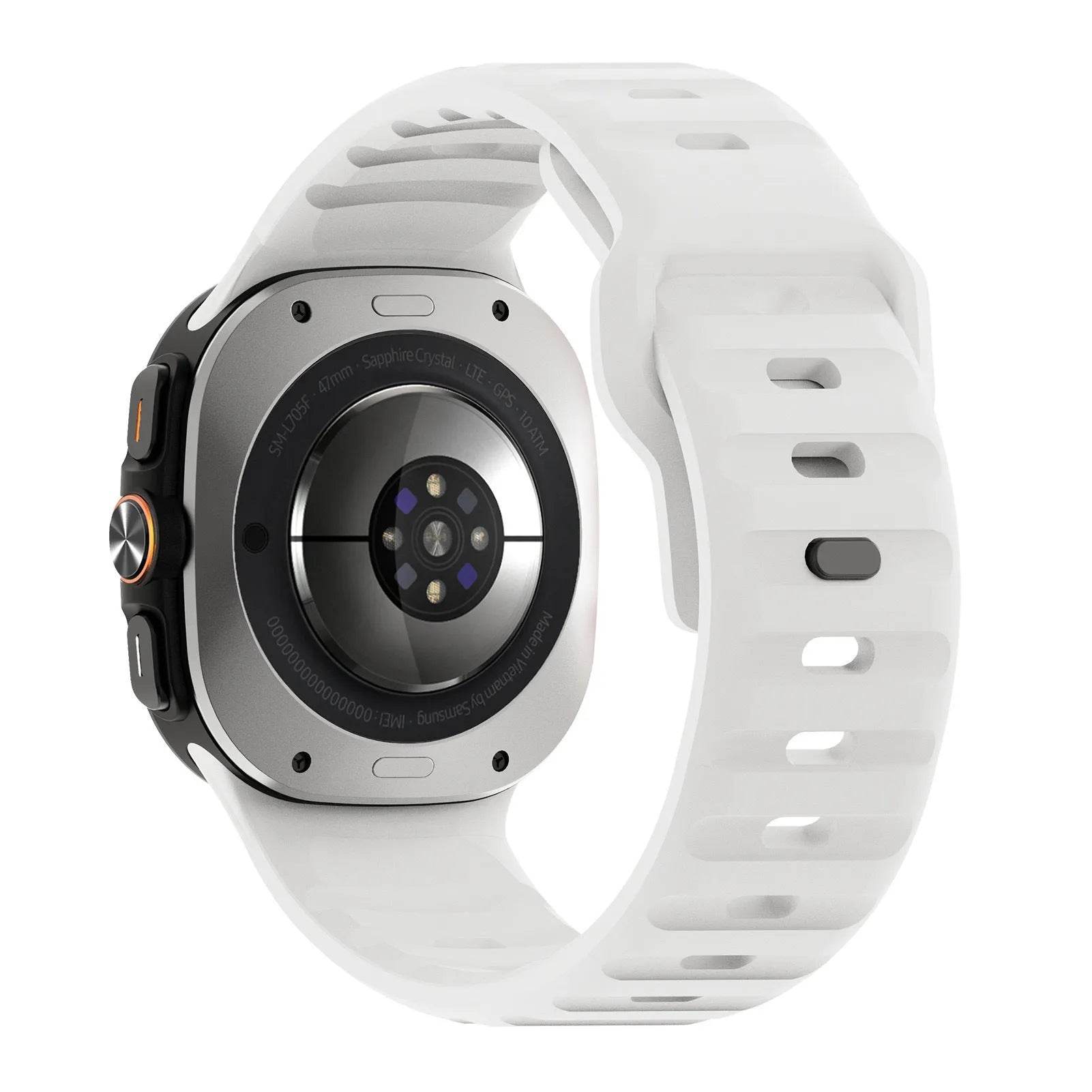 Sport Style Watch Ultra Wave Reverse Buckle Silicone  Strap