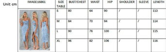 Women's Fashion Personalized Sleeveless Sling Denim Split Midi fitted Dress