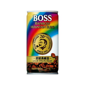 Suntory Boss Coffee Rainbow Mountain Blend (185ML) [Best Before Date: 2026.12]