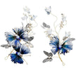 Bridal Wedding Hair Accessories Flower Headband Blue