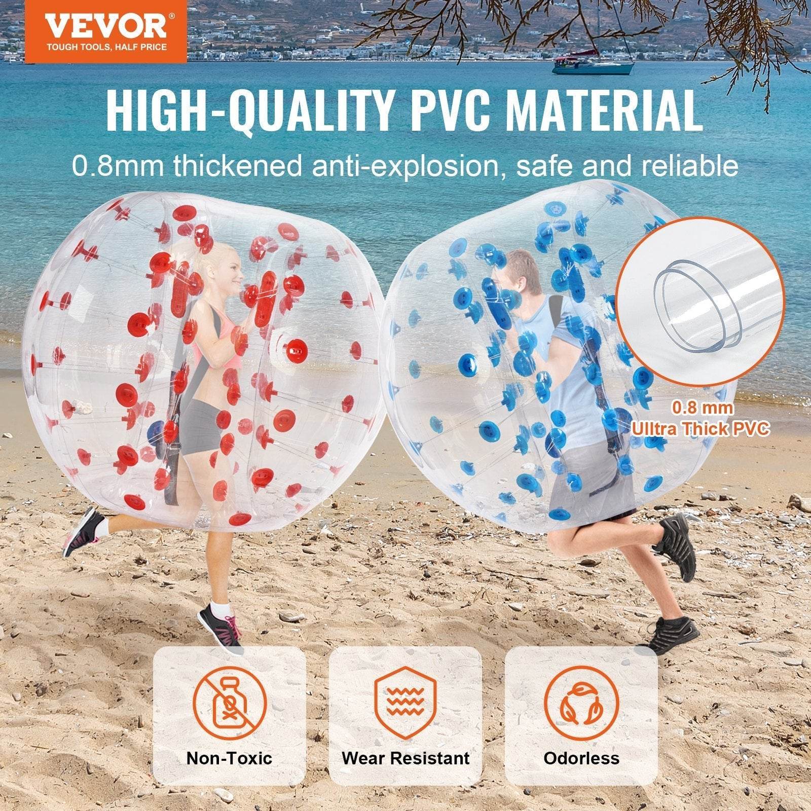 VEVOR Inflatable Bumper Balls Outdoor Play Inflatable Bouncer
