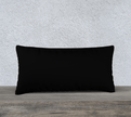 Throw Pillow Cover | 24 x 12 | Painted