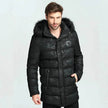 Men's Faux Fur collar Cotton padded Thick Long Puffer Winter Jacket
