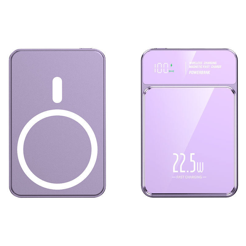 Magnetic Wireless Power Bank – 15W Fast Charging MagSafe Style
