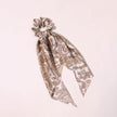 Cute Hair Silk Bow Scrunchie Vintage Satin Scarf Scrunchie