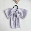 Silk satin oversized bow tie Hair Scrunchies ponytail Holder
