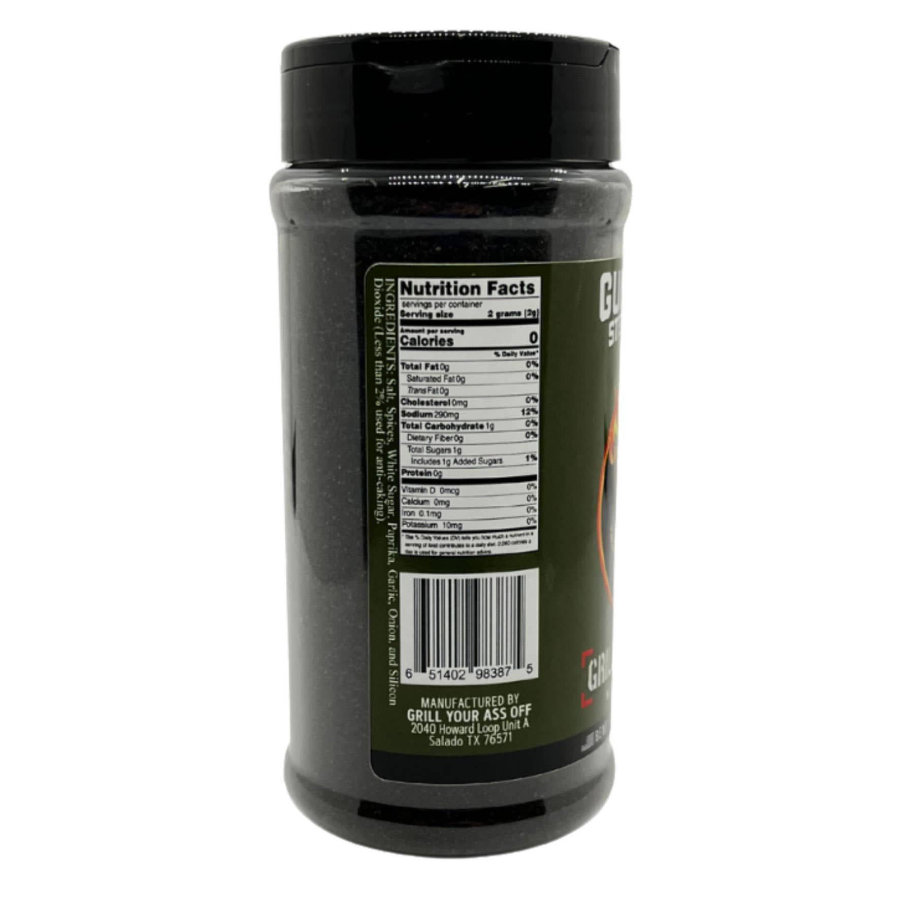 Grill Your Ass Off - Gunpowder Steak & Brisket Seasoning