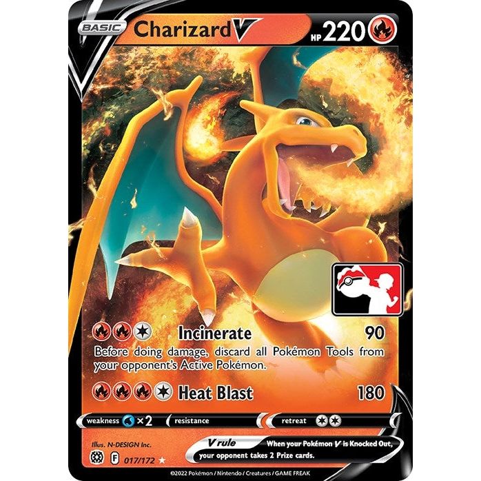 Charizard V (Prize Pack Series 2) (017/172)