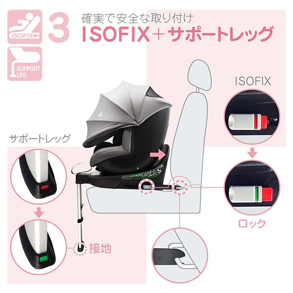 [ ケース販売 ]  SmartAngel  ターンレジェネクストキャノピーGY×1個入 [西松屋]【日本出荷】