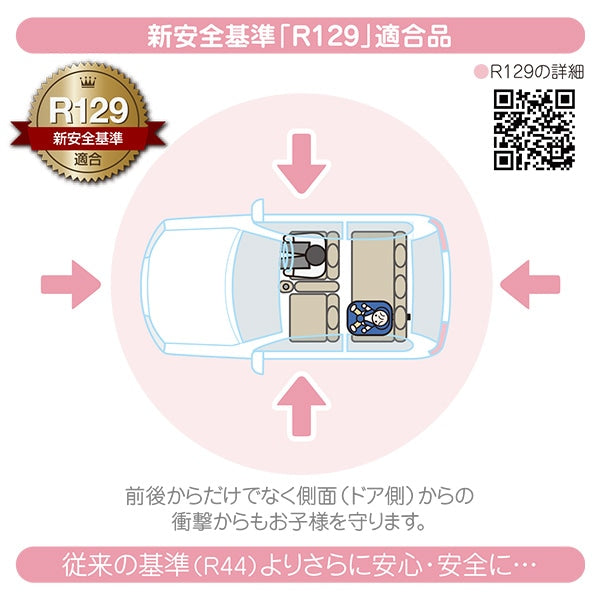 [ ケース販売 ]  SmartAngel  ハーネスジュニアFIXネクスト ネイビー×1個入 [西松屋]【日本出荷】