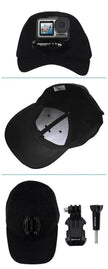 Canvas Sun Hat Cap Cycling Hiking Golfing Fishing For Sports Action Cam Camera