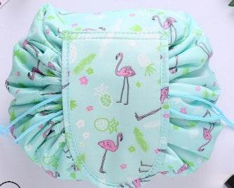 Animal Printing Large Capacity Drawstring Lazy Cosmetic Storage Bag