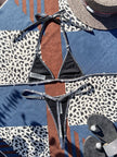Women's Shiny Bikini Set | Metallic Silver Swimwear Canada