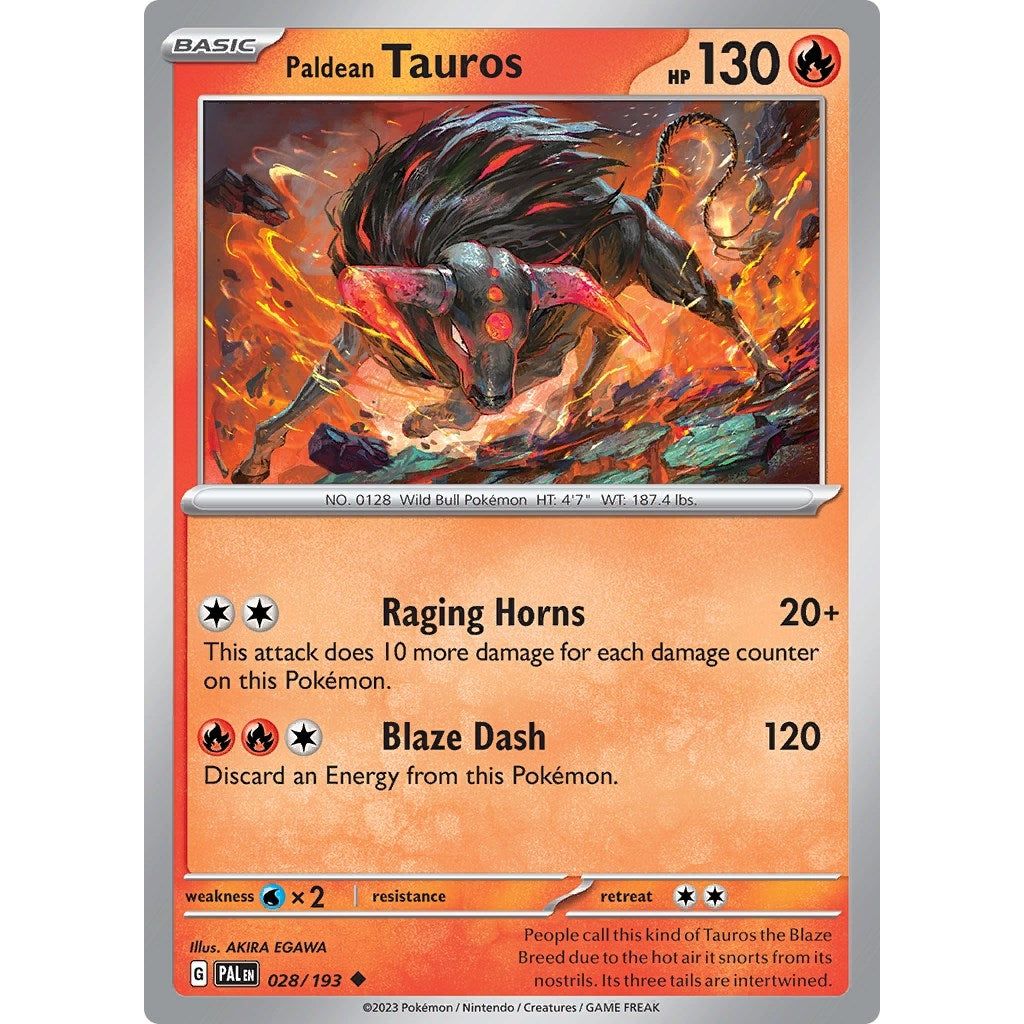 Paldean Tauros (028/193) (PAL)