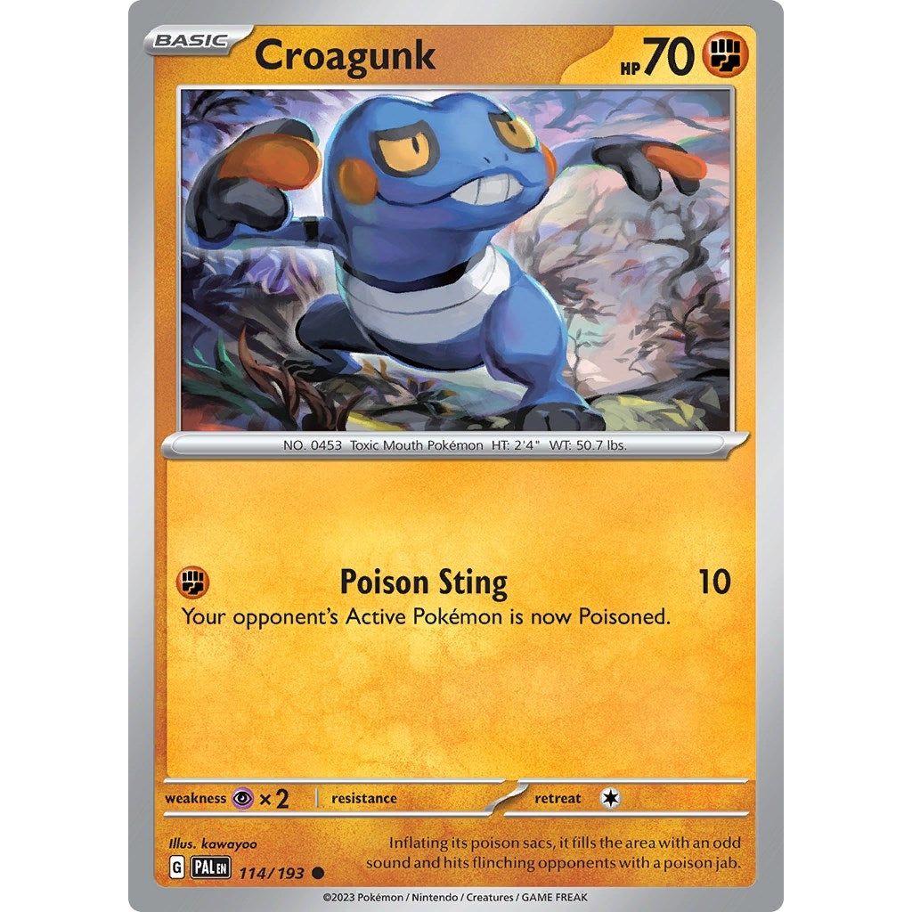 Croagunk (114/193) (PAL)