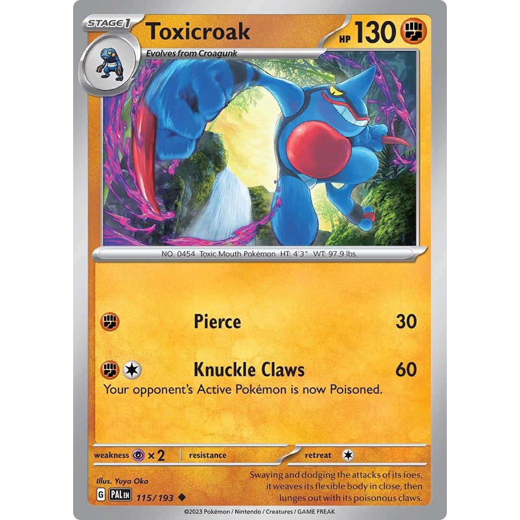 Toxicroak (115/193) (PAL)