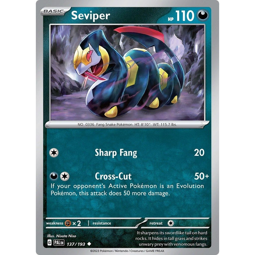 Seviper (137/193) (PAL)