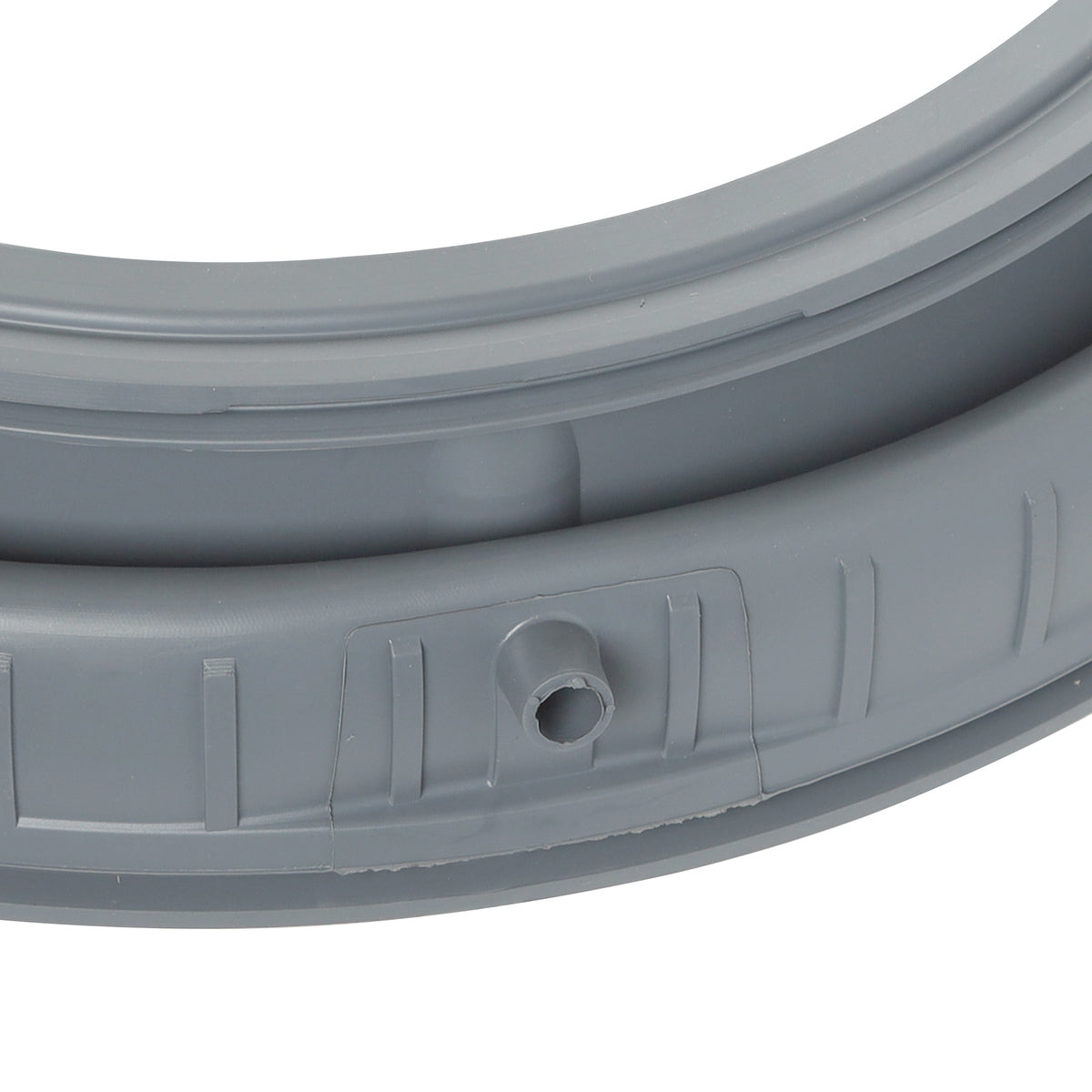 Joint d'étanchéité de porte pour lave-linge à chargement frontal LG 4986ER0004F avec drain.