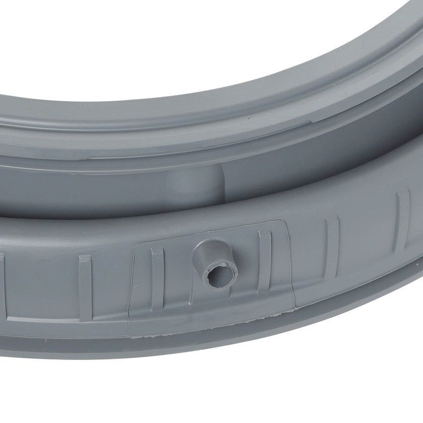 Joint d'étanchéité de porte pour lave-linge à chargement frontal LG 4986ER0004F avec drain.