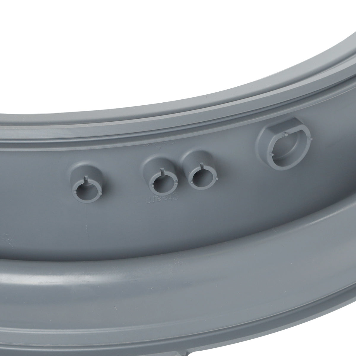 Joint d'étanchéité de porte pour lave-linge à chargement frontal LG 4986ER0004F avec drain.