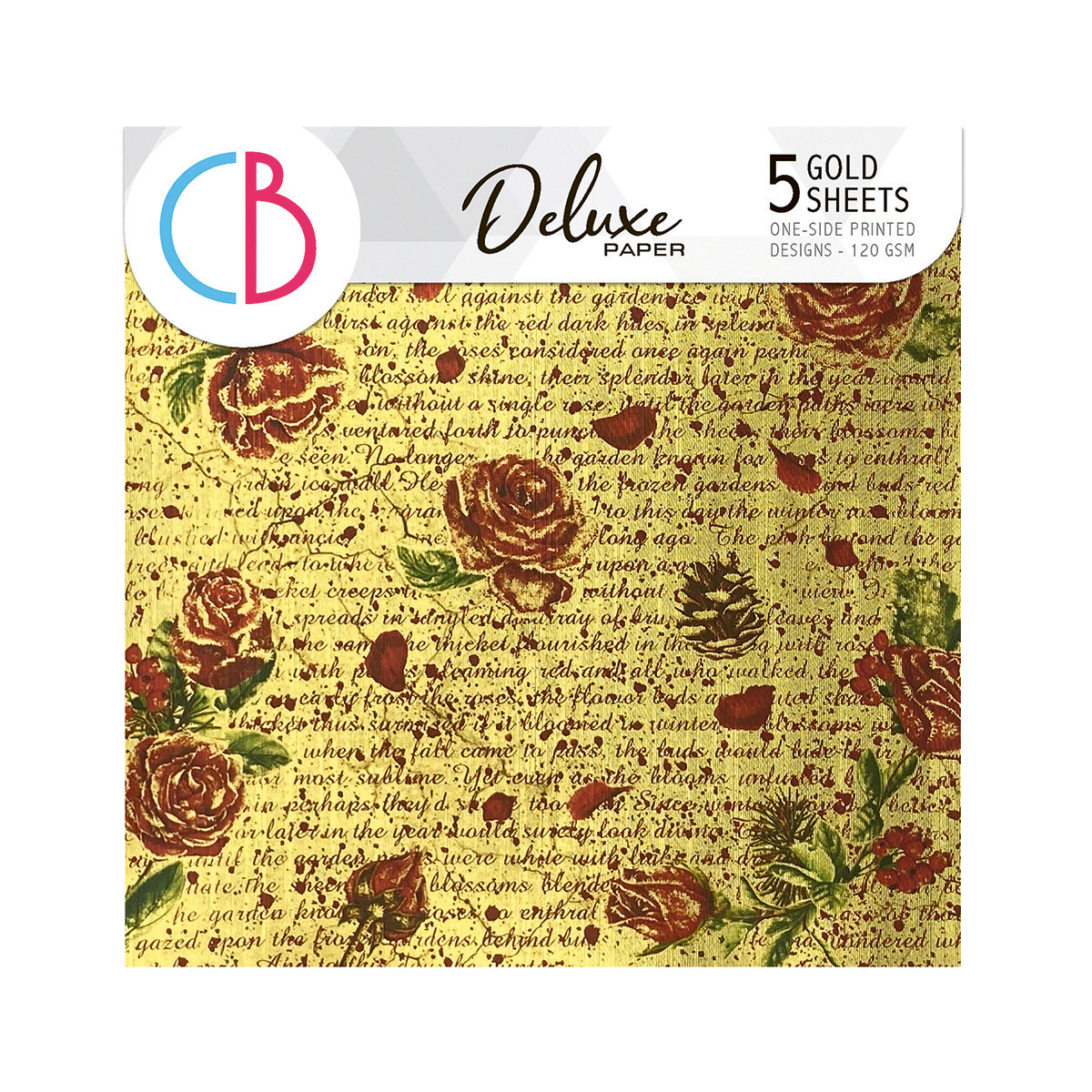 Frozen Roses  Deluxe Paper Gold 6