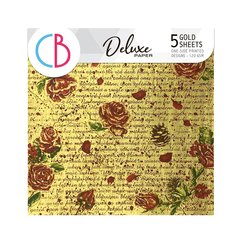 Frozen Roses  Deluxe Paper Gold 6