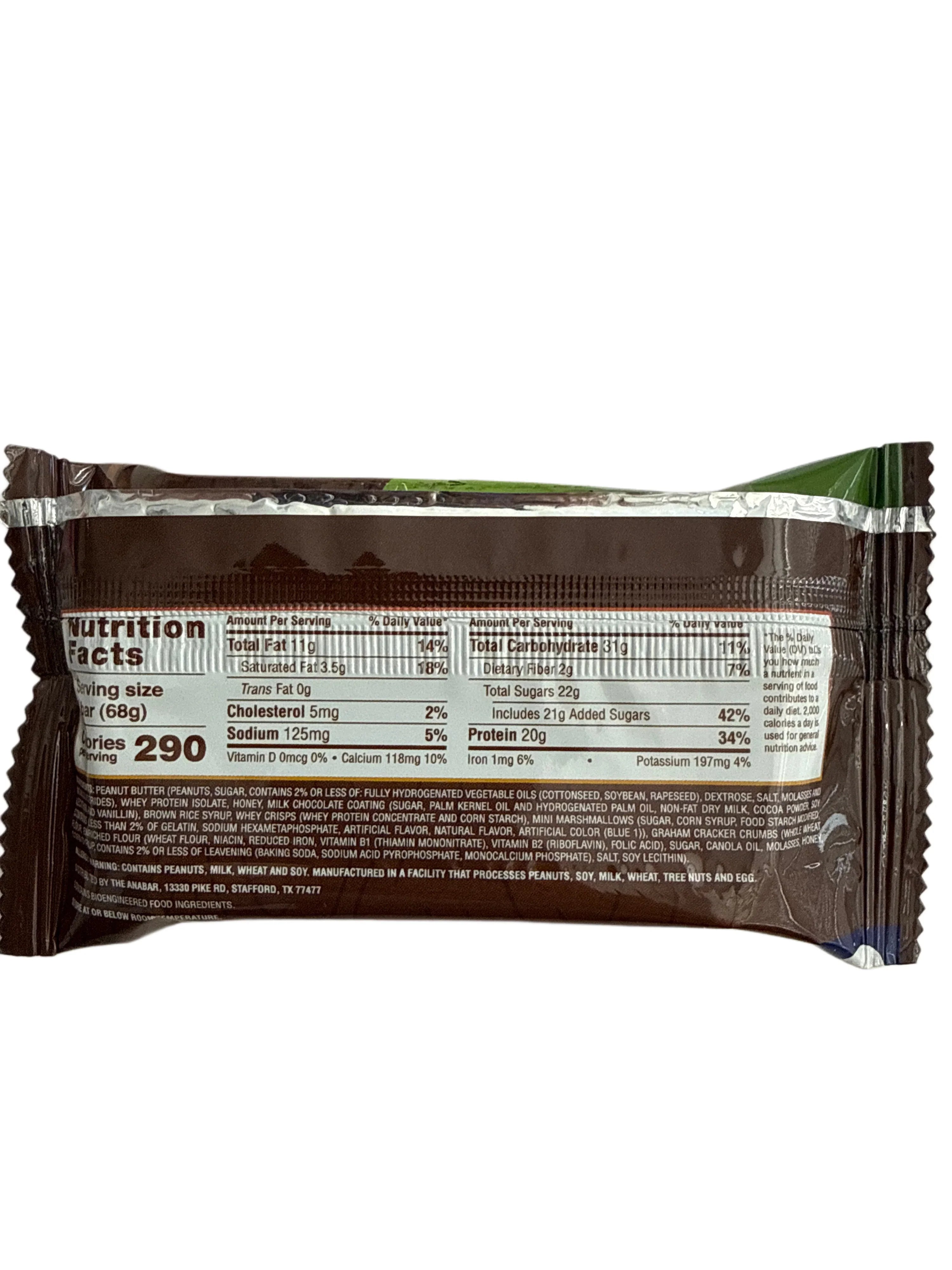 Anabar Triple Chocolate Wasted Flavour protein Bar 68G - U.S Edition