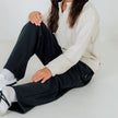 Youth Bamboo Fleece Cargo Pants | Navy