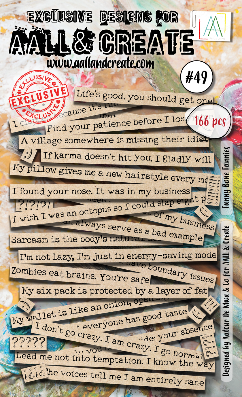 AALL and Create - Ephemera Die-Cuts - Funny Bone Funnies